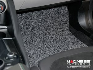 Alfa Romeo Giulia Floor Mats - All Weather - Soft Touch PVC Loop - Front + Rear - Grey/ Black - RWD Alfa Romeo Giulia Floor Mats - All Weather - Soft Touch PVC Loop - Front + Rear - Grey/ Black - RWD